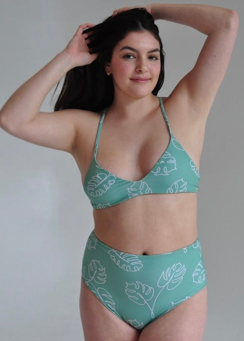 connie top -  monstera